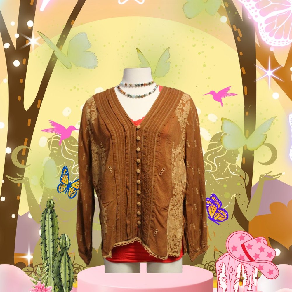 Johnny Was Bellamo Darcy Blouse